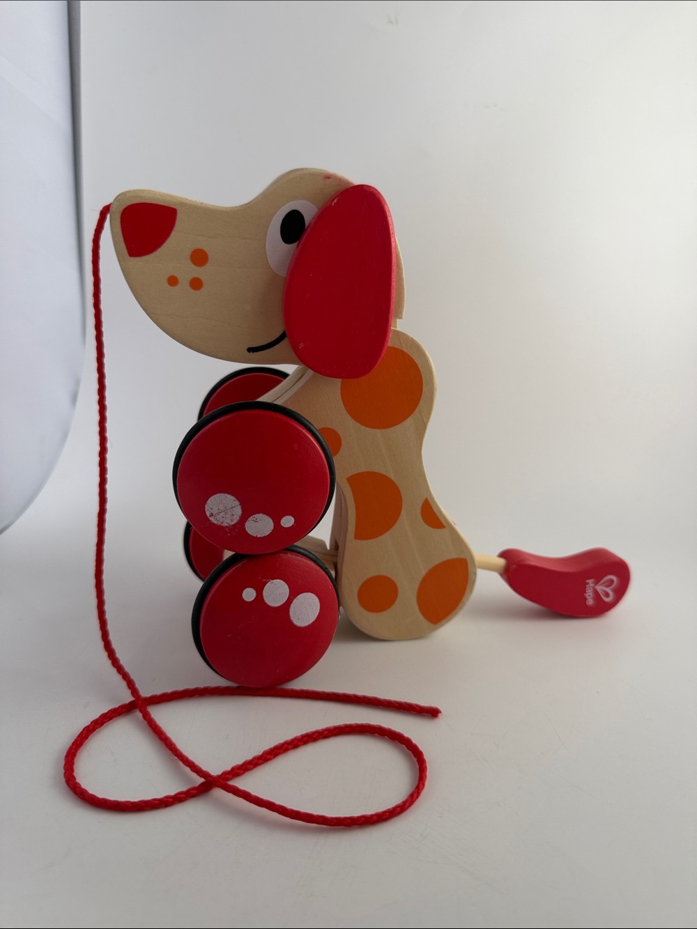 Hape Walk Along Puppy Pull Toy